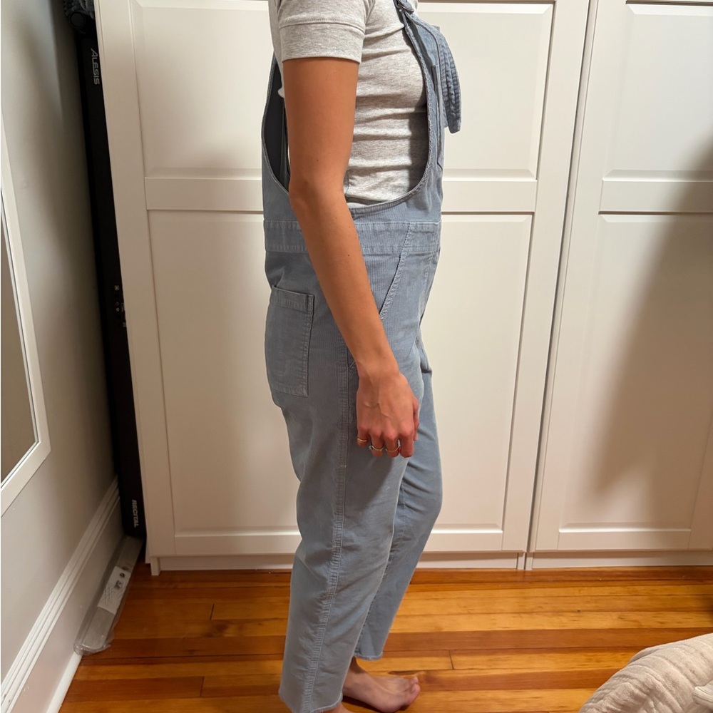 Aerie Women's Soft Blue Denim Overalls
